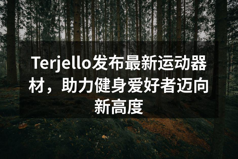 Terjello最新推出的智能哑铃
